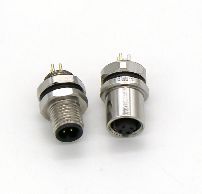 M5 Socket Circular Connector with Front