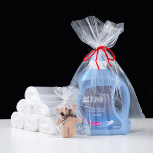 Sacs en polyéthylène transparents LDPE, plats, à fond ouvert, robustes, grands, pour emballage alimentaire, avec impression, sacs en maille thermoscellables - Product Image 6