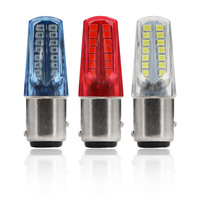 Ampoule LED Upgrade1157 à clignotement dynamique, feu stop rouge bleu blanc, puce 2835, 3.7W, 12V, pour moto et voiture, lampe de signalisation, directement de l'usine