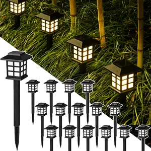 LED Waterproof Solar Outdoor Lawn Lights For Garden Landscape Path Yard Patio Driveway Walkway Lighting