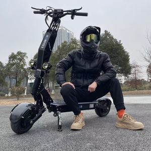 Scooter Eléctrico de 72V 8000w 40AH con Doble Motor, Autonomía de 80-120KM, 11 Pulgadas, Todoterreno, Pantalla NFC, Configuración por Aplicación, Potente Scooter Eléctrico para Adultos - Product Image 5