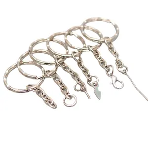 HY 2.5cm en relief porte-clés chaîne série pendentif accessoires bijoux à bricoler soi-même matériaux faits à la main en gros