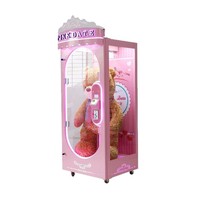 2026 Popular Pink LED Arcade Claw Machine High Quality Toy Crane Machine Coin Operated Vending Machine