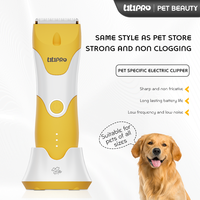 LILIPRO PT303 Nouvelle tondeuse électrique pour animaux de compagnie silencieuse rechargeable Machine à couper les poils de chien sans fil Tondeuse de toilettage pour chat avec lumière LED