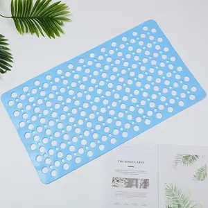Washable Pvc Foot Massage Safety Strong Suction Floor Rug Carpet Bath And Anti-slip Shower Mat