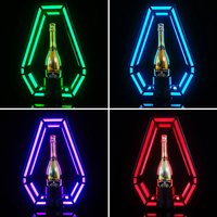 Présentoir Glorifier LED pour Bouteille avec Logo Personnalisé, Service VIP Rechargeable, pour Soirées en Boîte de Nuit