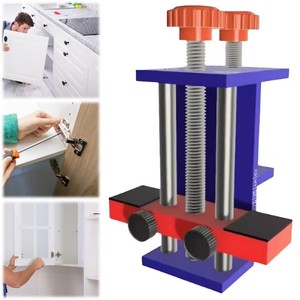 Aluminium Alloy Multifunctional Cabinet Door Installation Tools Woodworking Cabinet <b>Clamps</b> <b>Frame</b> Auxiliary Positioning <b>Clamps</b> - Product Image 2