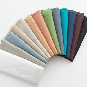Tela de Lino Puro de Color Sólido, Multicolor, en Stock, para Prendas de Mujer, Manteles, Cojines, Decoración Estilo Japonés y Coreano - Product Image 1