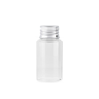 Impression de logo personnalisé, flacon de lotion portable en PETG de 30 ml, 50 ml, 100 ml avec bouchon en aluminium, contenants cosmétiques vides pour toner