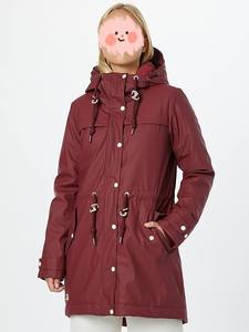 Chaqueta Impermeable de Invierno para <span class=keywords><strong>Mujer</strong></span>, Chaqueta de Montaña de PU, <span class=keywords><strong>Parka</strong></span> de Lana, Forro Cálido de Algodón, Impermeable - Product Image 2