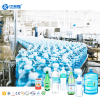 Volledig automatische 6000BPH 12000BPH 24000BPH 3-in-1 installatie complete afvulproductielijn voor gebotteld drinkwater en puur mineraalwater
