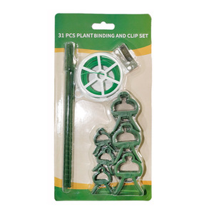 Ensemble <span class=keywords><strong>de</strong></span> 31 pinces <span class=keywords><strong>de</strong></span> fixation pour plantes : pinces <span class=keywords><strong>de</strong></span> soutien en plastique pour plantes grimpantes, outils <span class=keywords><strong>de</strong></span> fixation spécialisés pour tomates, <span class=keywords><strong>vigne</strong></span> - Product Image 1
