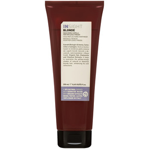 Insight biondo 250ml freddo riflettere maschera per capelli con acido ialuronico collagene idratante lisciante cheratina maschera per capelli 1000ml Volume - Product Image 1