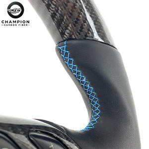 Volante de Fibra de Carbono para BMW E46 E36 M3 330CI <span class=keywords><strong>325I</strong></span> con LED, Interior Automotriz 2000 2001 2002 2004 2005 <span class=keywords><strong>2006</strong></span> - Product Image 4