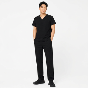 Healthcare Cotton Polyester <b>Doctor</b> Scrub Uniform OT Surgical Hospital Medical Wear Nurse Scrub <b>Set</b> Wholesale OEM - Product Image 1