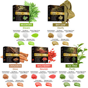 Produits de pédicure et de manucure instantanés Aroma Detox Bubble Spa, jetables, 5 étapes en 1 boîte, kit de pédicure à base de plantes - Product Image 2