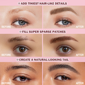 Bút kẻ mày siêu mỏng chống nước, in logo tùy chỉnh, đầu bút bốn ngạnh tạo hiệu ứng lông mày tự nhiên, bút kẻ mày dạng lỏng - Product Image 4