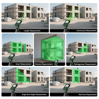 Télémètre laser vert Sndway 150m, instrument de mesure de distance professionnel pour l'extérieur et l'industrie, télémètre laser longue portée