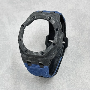 Boîtier de montre en fibre de carbone de luxe modifié <span class=keywords><strong>GA</strong></span>-2100/<span class=keywords><strong>GA</strong></span>-<span class=keywords><strong>B2100</strong></span>/GA2110 avec bracelet en toile de nylon à fermeture velcro - Product Image 6