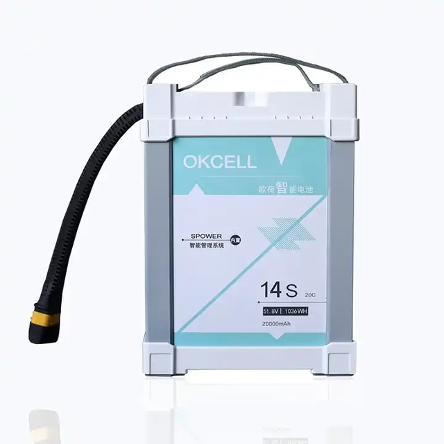 OKcell 14S 51.8v 28000mah Smart Battery for Agricultural Drone Battery