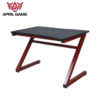 Meuble de maison noir en forme de z, bureau de jeu, Table d'ordinateur pour pc