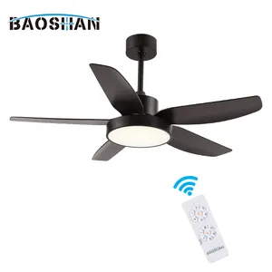 Low Price Wholesale 46 Inch ABS 5 Blades Remote Control Bluetooth Speaker Modern Bldc Ceiling Fan With Light