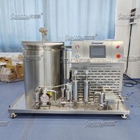 Petite machine de mélange de parfum SPX Parfum de voiture avec contrôle PLC Machine de mélange de filtration de parfum par filtrage de congélation