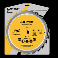 LUXTR Lame de scie 12 pouces pour couper l'aluminium pour scie à onglets et scie de table