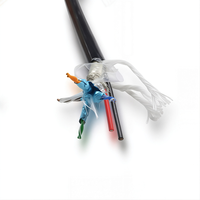 Câble hybride pour caméra sous-marine personnalisé 2x1.0+STP 4x2x24AWG basse tension CE ROHS avec conducteur en cuivre, isolation en PE et gaine en PU