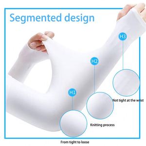 Nuevos Guantes Largos con Protección UV, Cubremanos, Mangas Protectoras para Brazos, Protección Solar de Seda Helada, Mangas de Medio Dedo para Deportes al Aire Libre para Mujer R1279 - Product Image 2