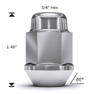 Hex Nut M10 Metric Polished Class 8.8 Right Hand <b>Thread</b> CNC Machined Hex Head Industrial Fastener - Product Image 3