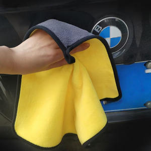 卸売エコフレンドリー速乾性ソフト吸水性両面ディテーリングマイクロファイバーカスタムロゴ車用クリーニングクロス タオル ラグ - Product Image 2