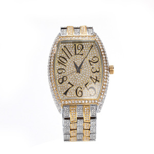 <span class=keywords><strong>Orologio</strong></span> Quadrato Hip Hop da Uomo, Orologi di Lusso con Diamanti, Orologi Classici per Uomo e Donna, Spedizione Diretta - Product Image 4