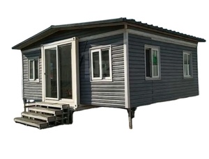 Casa Contenedor de Acero de 20 y 40 pies, Modular, Prefabricada, Expandible, Villa Prefabricada de 2 Dormitorios, Ecológica, de Bajo Consumo, Moderna - Product Image 1