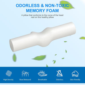 Oreiller <span class=keywords><strong>de</strong></span> traversin cylindrique en mousse à mémoire <span class=keywords><strong>de</strong></span> forme à usage multiple-Soutien du cou et du dos <span class=keywords><strong>pour</strong></span> le sommeil et le <span class=keywords><strong>yoga</strong></span> - Product Image 5
