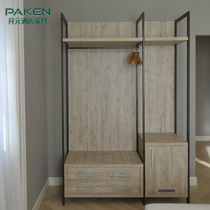 Factory custom modern wardrobe cabinet and luggage set for ghana hotel - Product Image 2