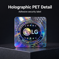 Autocollant holographique personnalisé avec impression de logo, étiquette holographique 3D