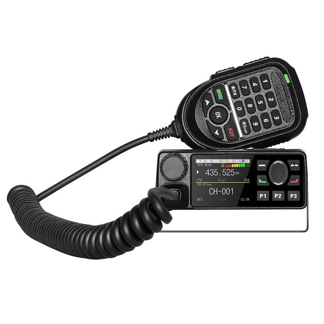 Professional Car Radio 25W UHF VHF Walkie Talkie Long Range Intercom CB Radio Mobile Transceiver Outdoor Communication System