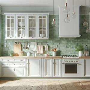 Meuble de cuisine sur mesure en panneau mélaminé, conception de meuble de cuisine, mobilier de cuisine - Product Image 1