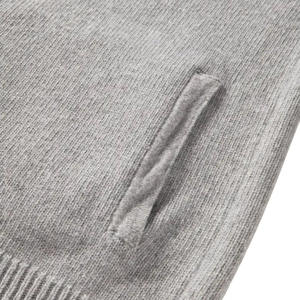 Fabricante de Prendas de Punto Personalizadas OEM ODM, Suéter de Cachemira y Lana Merino con Cierre para Hombre, Suéter de Cachemira para Hombre - Product Image 5