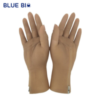 Prótesis de brazo extremidades artificiales prótesis cosmética de silicona mano con cubierta de dedo