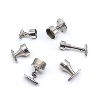 304 316 Support supérieur de balustrade en acier inoxydable Support de main courante noir réglable pour escaliers et escaliers