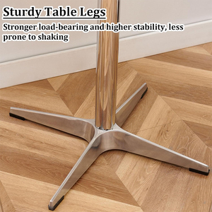 Tavolino da Caffè Minimalista Moderno con Telaio in Metallo Regolabile in Altezza e Piano in MDF per Hotel e Uso Domestico Arredamento Soggiorno - Product Image 5