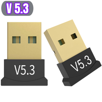 Adaptateur USB Bluetooth 5.0 5.3 Émetteur Récepteur Audio Sans Fil Dongle USB pour Ordinateur PC Portable