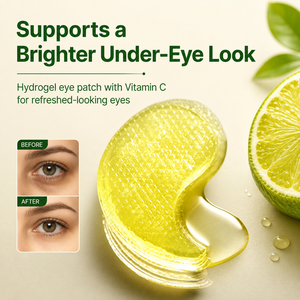 Bestseller Soin des yeux : Patch hydrogel raffermissant à la Vitamine C, conception 25% plus épaisse, essences multiples, pour des yeux plus lumineux et l'amélioration des cernes - Product Image 6