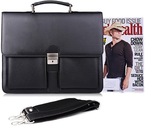 Maletín <span class=keywords><strong>de</strong></span> Cuero PU para Hombre, Estilo Clásico, Maletín <span class=keywords><strong>de</strong></span> Negocios, Bolsa <span class=keywords><strong>de</strong></span> Mensajero, Maletín <span class=keywords><strong>de</strong></span> Abogado, Bolsa para Portátil <span class=keywords><strong>de</strong></span> Negocios para Hombre - Product Image 2