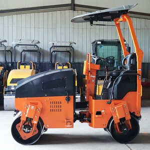 Rodillo Compactador Vibratorio de Doble Tambor de 2 Toneladas para Construcción, de Fábrica Profesional - Product Image 2