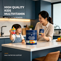 Serbuk Multivitamin Harian Anak dengan Rasa Buah yang Lezat