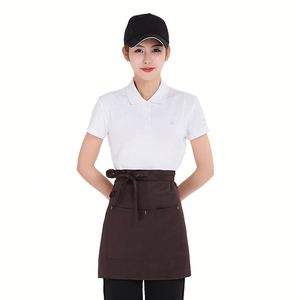 Tabliers ultra-courts personnalisés avec logo imprimé pour les cafés, les magasins, les hôtels, les boulangeries, les restaurants, les serveurs et les serveuses - Product Image 3