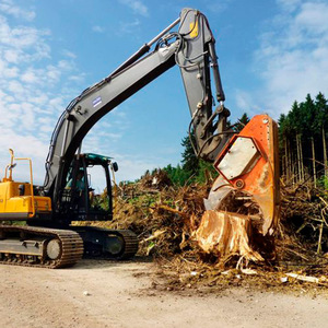 SJ 2 Dual Cylinder Tree Stump Shear Hydraulic Root <b>Puller</b> For Landscaping Engineering - Product Image 3